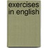Exercises In English