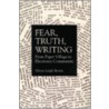 Fear, Truth, Writing by Alison Leigh Brown