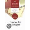 Finance for Managers by Harvard Business School Press