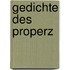 Gedichte Des Properz