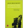 Humanitaire interventies door Jean Bricmont