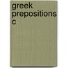 Greek Prepositions C by Pietro Bortone