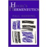 Hegel's Hermeneutics by Paul Redding