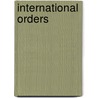 International Orders door John R. Hall
