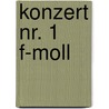 Konzert Nr. 1 f-Moll door Onbekend