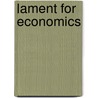 Lament for Economics door Barbara Wooton