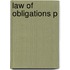 Law Of Obligations P