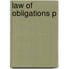 Law Of Obligations P by Reinhard Zimmermann