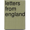 Letters from England door Peter Ashley