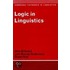 Logic In Linguistics