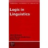 Logic In Linguistics door Osten Dahl