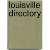 Louisville Directory door Onbekend
