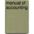 Manual Of Accounting