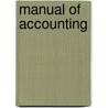 Manual Of Accounting door PriceWaterhouseCoopers