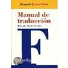 Manual de Traduccion door Mercedes Tricas Preckler
