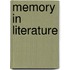 Memory in Literature