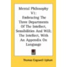Mental Philosophy V1 door Thomas Cogswell Upham