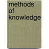 Methods Of Knowledge door Walter Smith