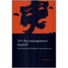 'It's the management, stupid!' by E.H. Klijn