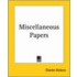 Miscellaneous Papers