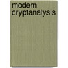 Modern Cryptanalysis door Christopher Swenson