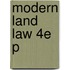 Modern Land Law 4e P