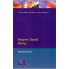 Modern Social Policy door Michael Sullivan