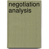 Negotiation Analysis door Onbekend