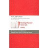 2009 Weekly diary red twin set  limited edition
