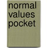 Normal Values Pocket by Michael Jakob