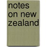 Notes On New Zealand door W.E. Swanton