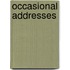 Occasional Addresses