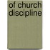 Of Church Discipline
