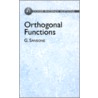 Orthogonal Functions by Giovanni Sansone