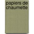Papiers de Chaumette