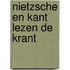 Nietzsche en Kant lezen de krant