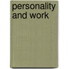 Personality And Work door Murray Barrick