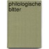 Philologische Bltter