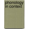 Phonology In Context door Martha C. Pennington