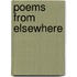 Poems from Elsewhere