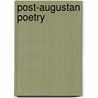 Post-Augustan Poetry by H.E. Butler