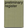 Preliminary Register door University Johns Hopkins