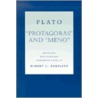 Protagoras And  Meno door Transadan Beresford