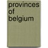 Provinces Of Belgium