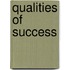 Qualities of Success