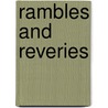 Rambles and Reveries by Henry Theodore Tuckerman