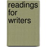 Readings for Writers by Jo Ray McCuen-Matherell