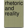 Rhetoric and Reality door James A. Berlin