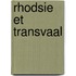 Rhodsie Et Transvaal