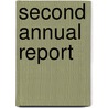 Second Annual Report door Anonymous Anonymous